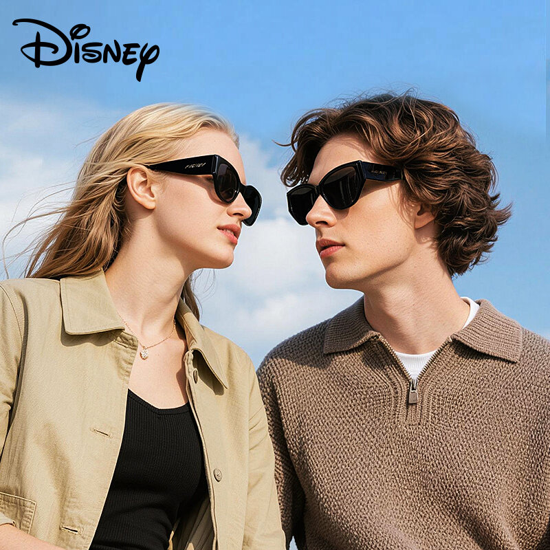 Disney Retro Cat Eye Sunglasses for Men Women Fashion Polarized UV400 Protection Shades Vintage Black Frame Couple Outdoor Driving Travel Eyewear ราคา 1,593 บาท*ส่งฟรี