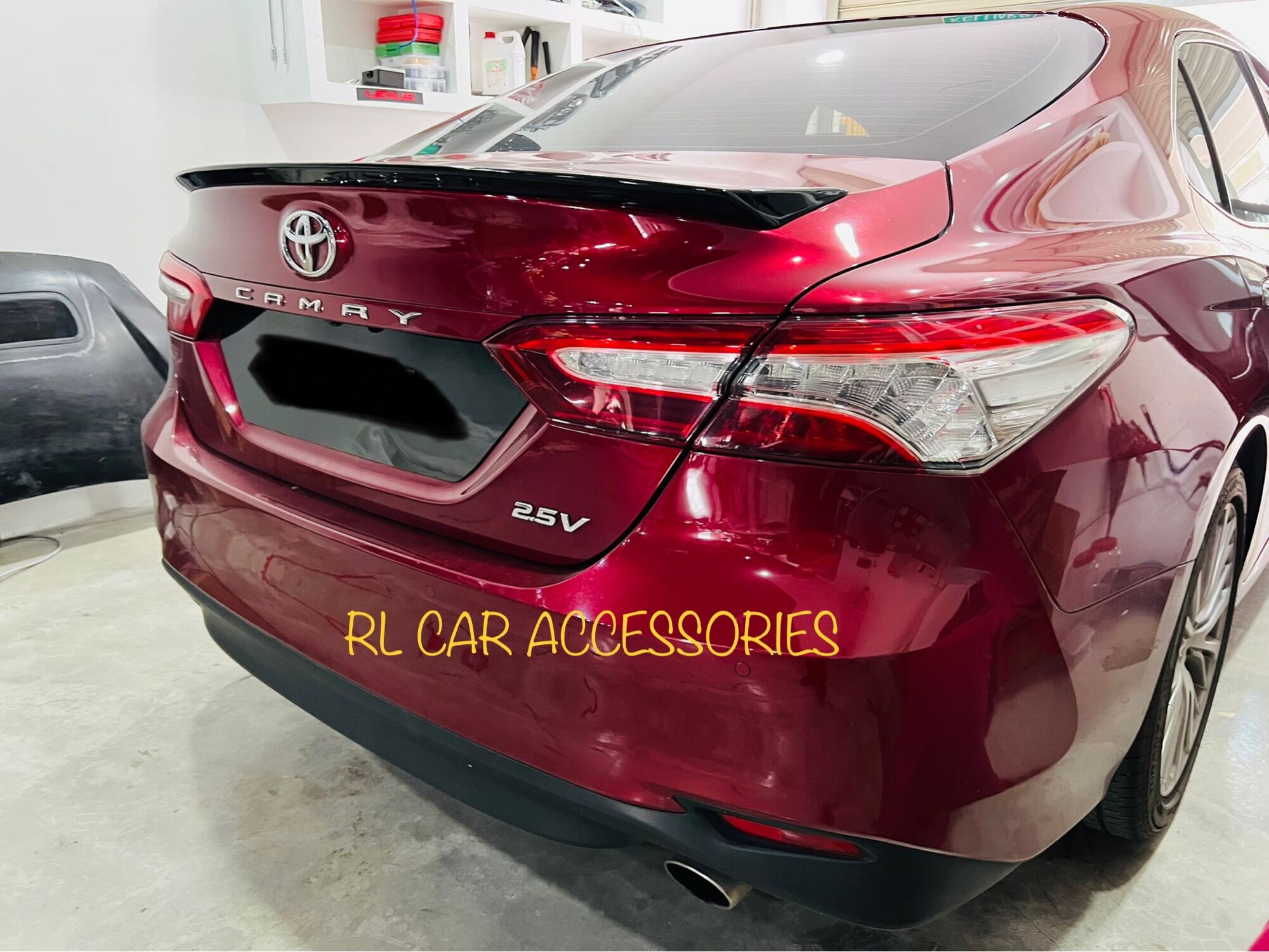 Toyota Camry Rear Roof Top Glass Boot Trunk Ducktail Lip