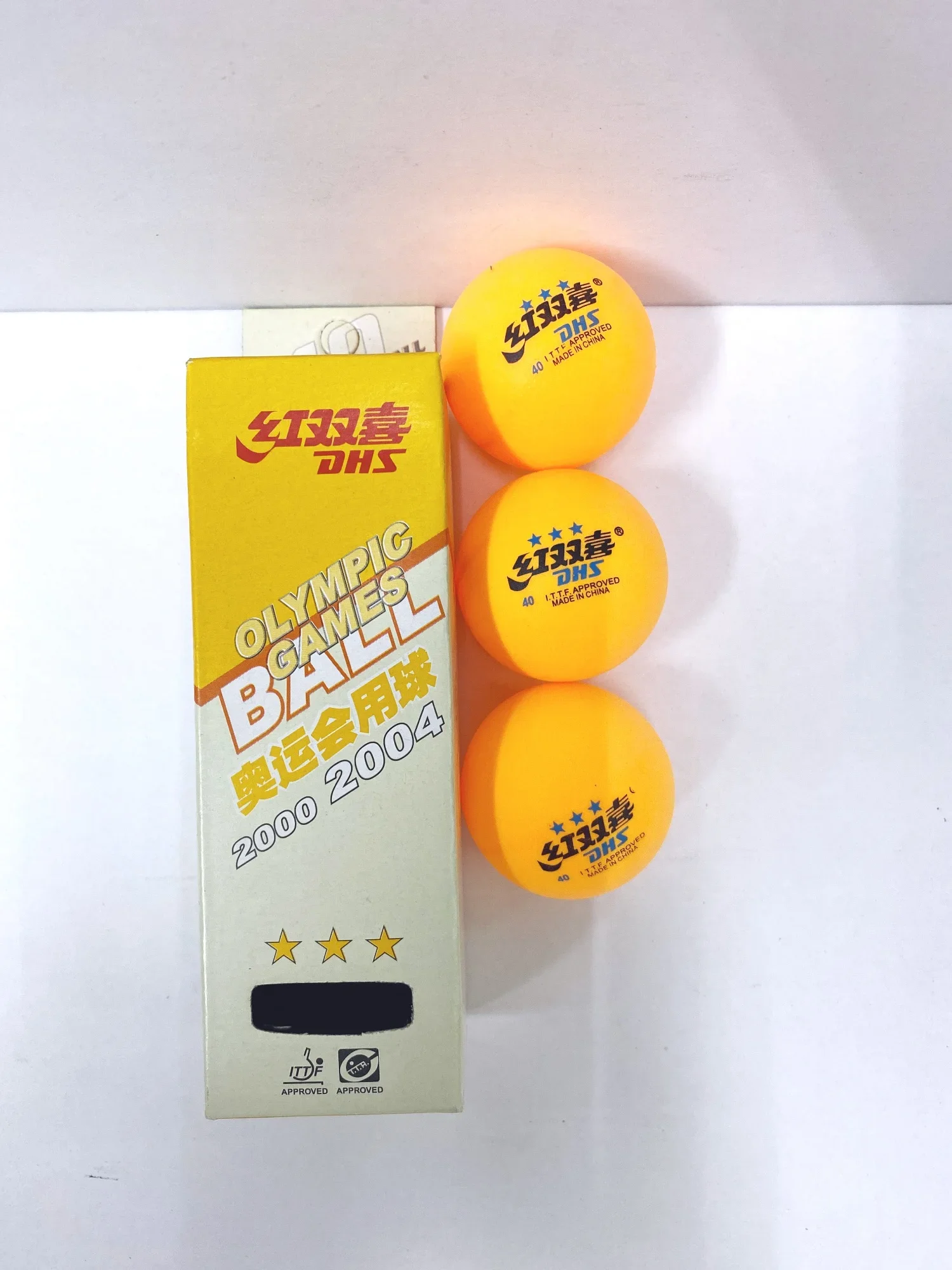 Three Star Ping Pong Ball/ Bola Ping Pong [ 3pcs ]