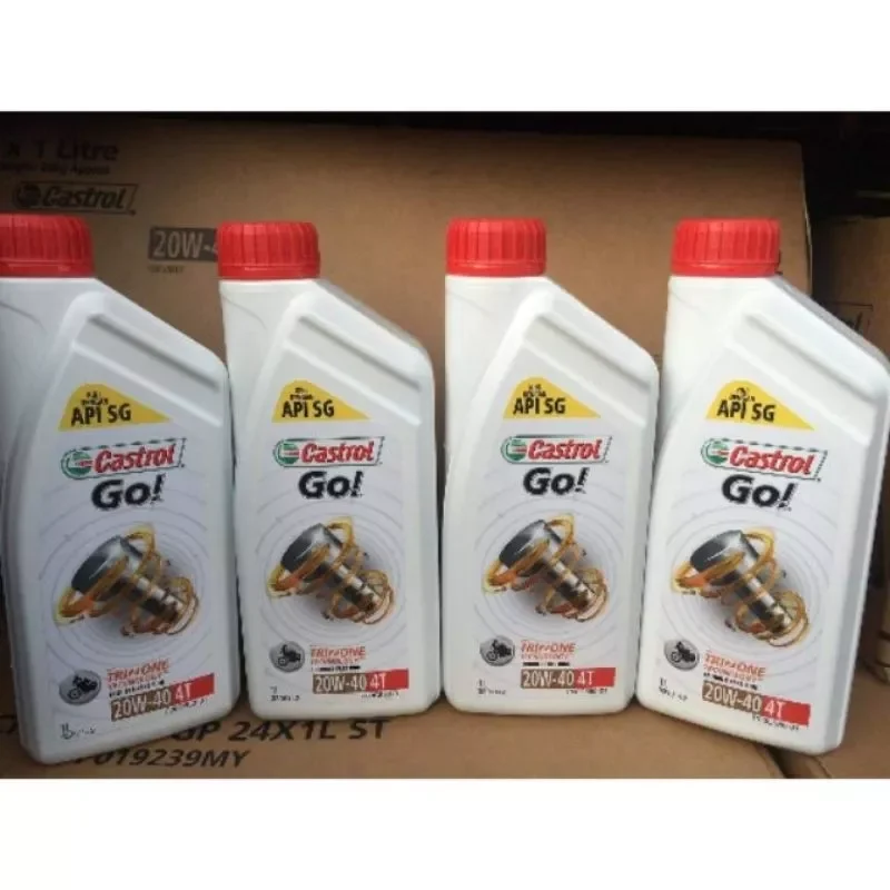 CASTROL GO 20W40 ORI MSIA API SG SHELL MAXXOIL FEOSO MOTOR OIL