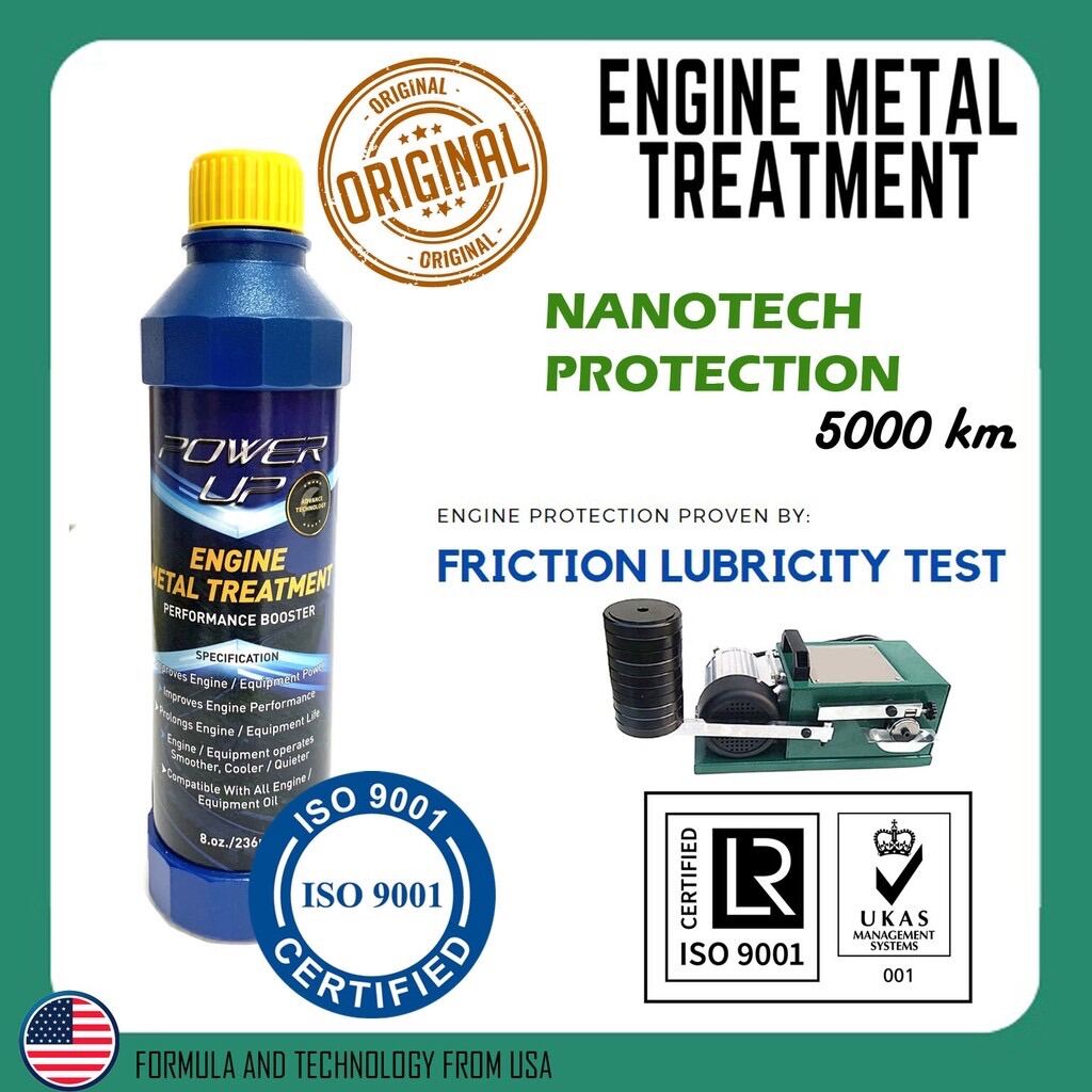 [MUST BUY] BLUE POWER UP Engine Treatment 236ml / Protect Motor Engine