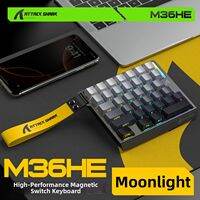 ATTACK SHARK | Single-Handed Magnetic Switches RGB Game Delta Keyboard