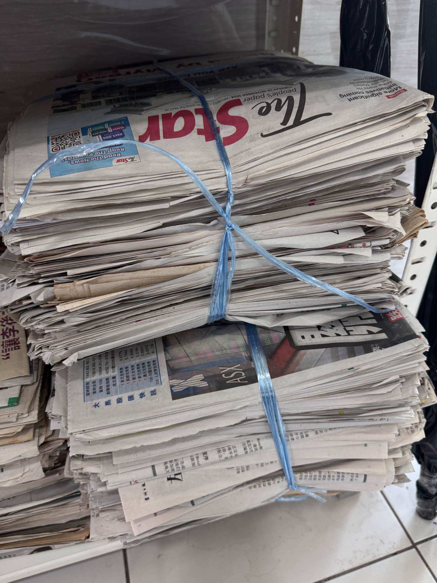 Old Newspaper Chinese newspaper 1kg / Cina Surat Khabar Yang Lama 1kg / 旧报纸  中文报纸 1kg Stationery Pen Holder Ring Notebook Paper - Lazada | Lazada