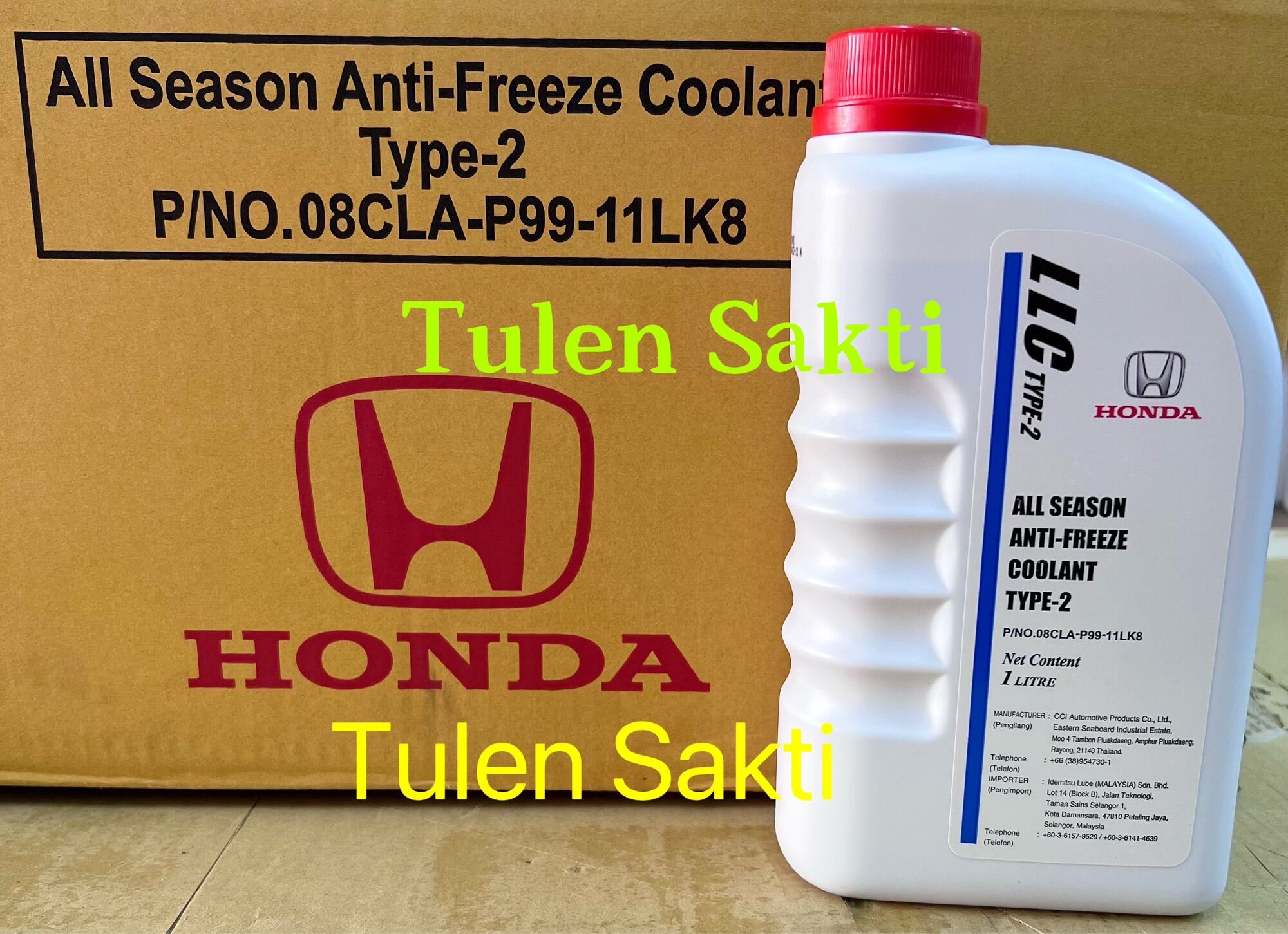 ORIGINAL HONDA GENUINE ANTI-FREEZE COOLANT TYPE-2 > PREMIX coolant ...