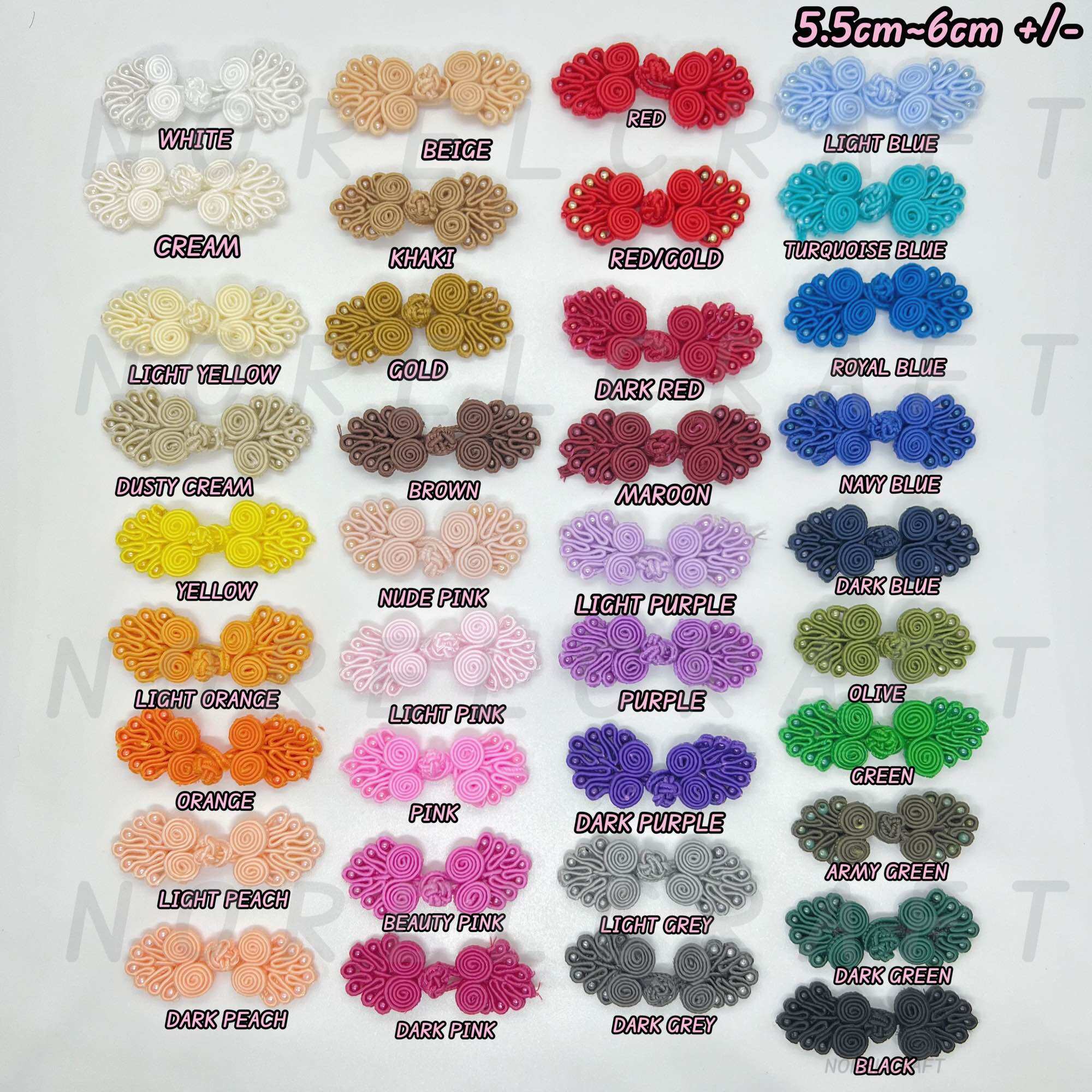 4PCS /4 SET [NEW] CHINESE BUTTON / CHEONGSAM BUTTON/ BUTANG CINA/ BUTANG CHEONGSAM/BUTANG TRADITIONAL/BATIK BUTTON