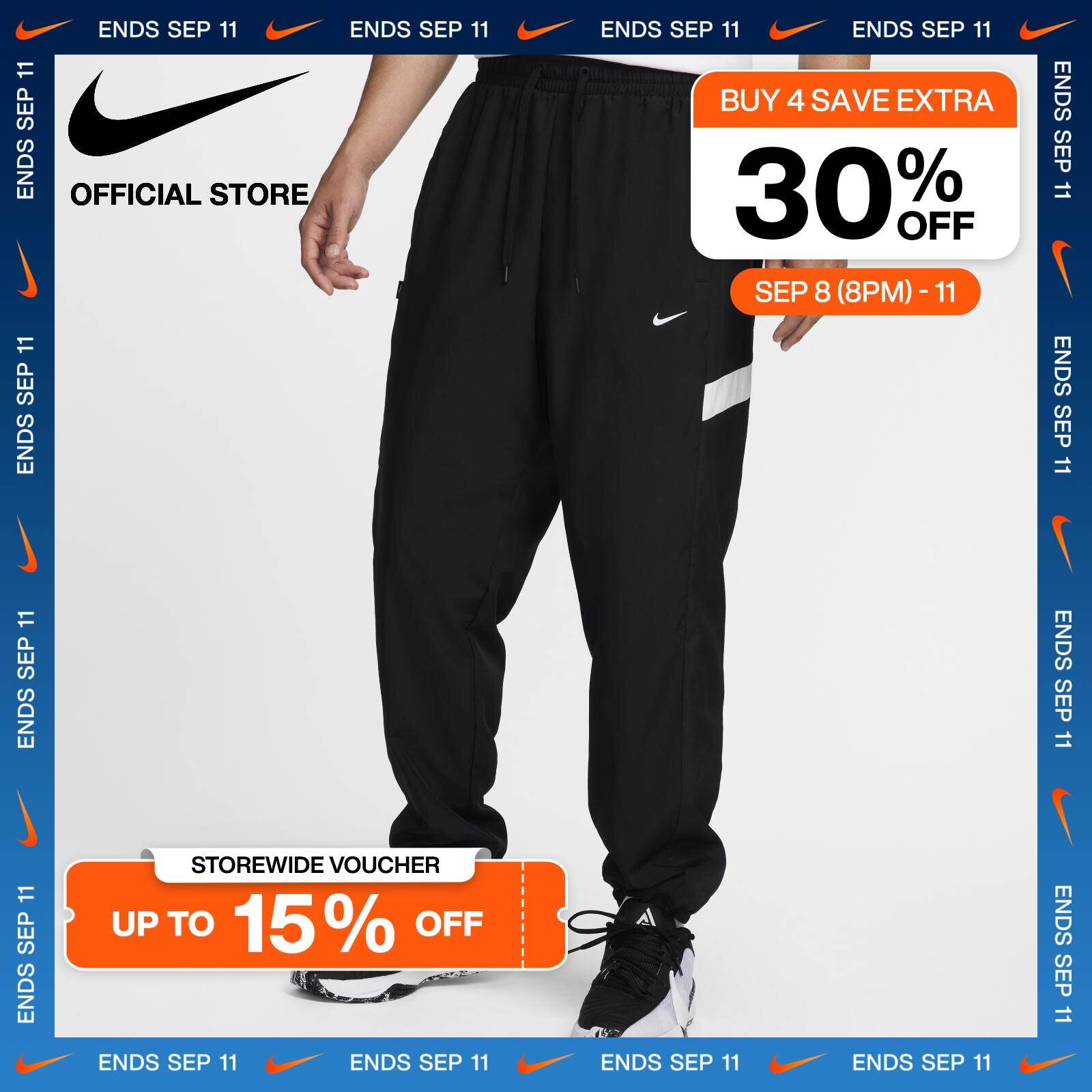 Nike Men's Icon Woven Basketball Trousers - Black