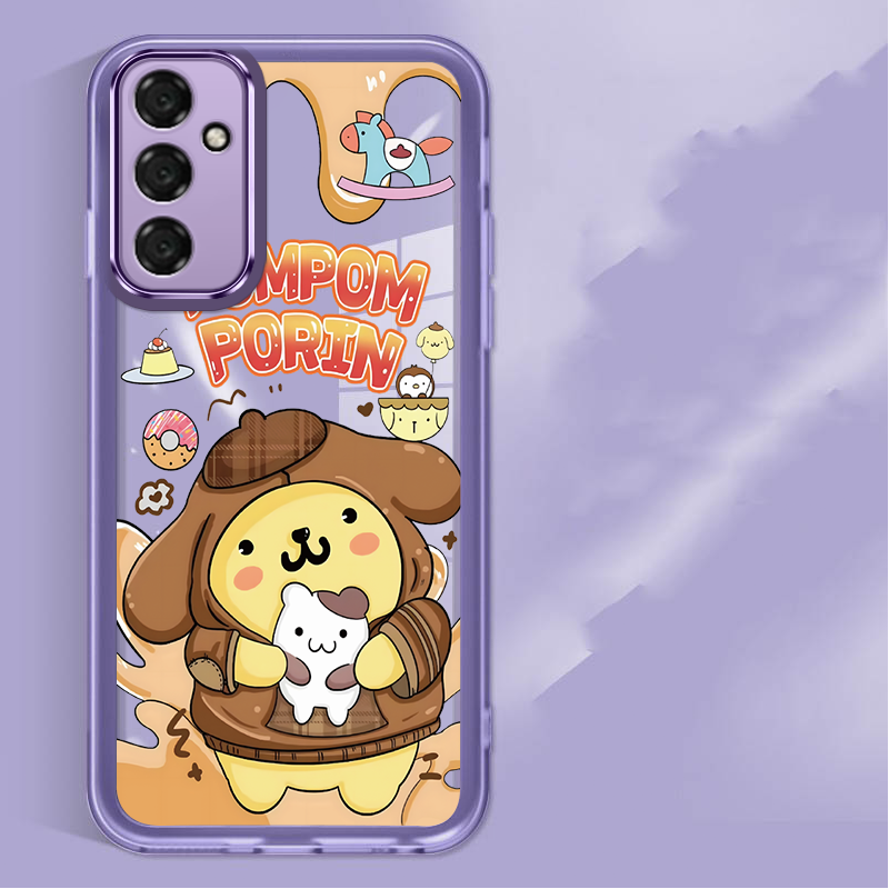 Samsung A17 samsung A07 A17 5G Sanrio Pompompurin Case Solid Case Crystal Clear Cover Cute Casing