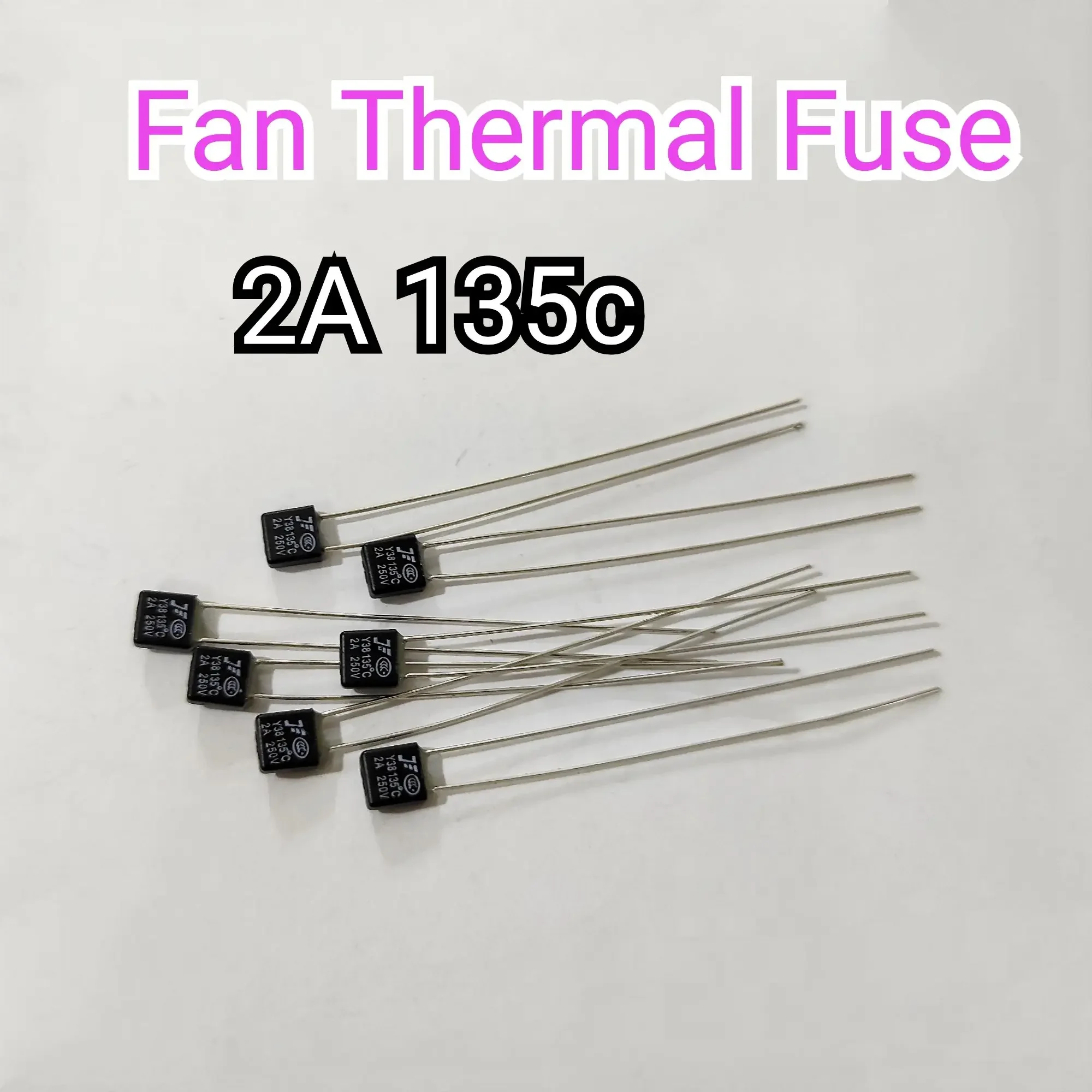 1 Biji 2A 135C Fan Thermal Fuse fius kipas 2A 135C