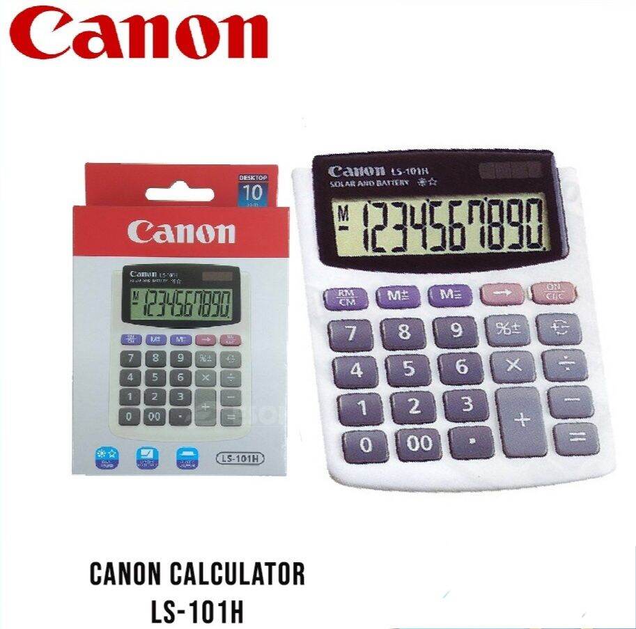 Canon Calculator LS101H Canon LS 101H LS101H Calculator 10 Digits