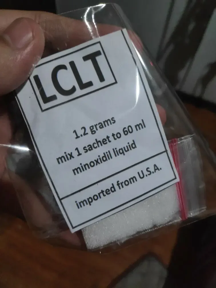 LCLT ( L-Carnitine L-tartrate) 1.1g for minoxidill 5% 1botol