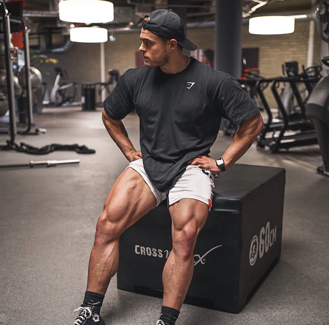 Loose Casual Gym Shark Oversized Fitness Short Sleeve T-Shirt Unisex Sportswear Breathable Moisture Wicking round Neck Tee