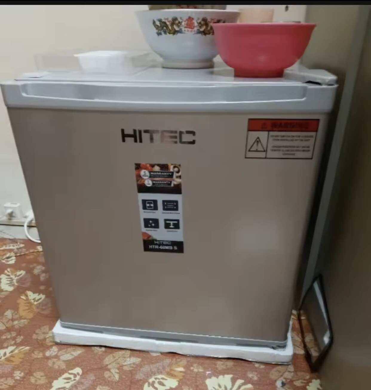 Hitec 60L HTR60MBS Mini Bar Fridge Single Door Mini Refrigerator Lazada