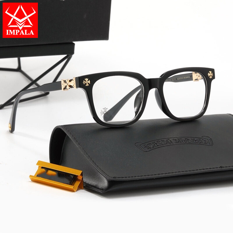 IMPALA QT2096W New Style Fashion Glasses for Men and Women Retro Eyewear with Exquisite Metal Decoration Luxury Style Eyeglasses with Plano Lens ราคา 99 บาท*ส่งฟรี