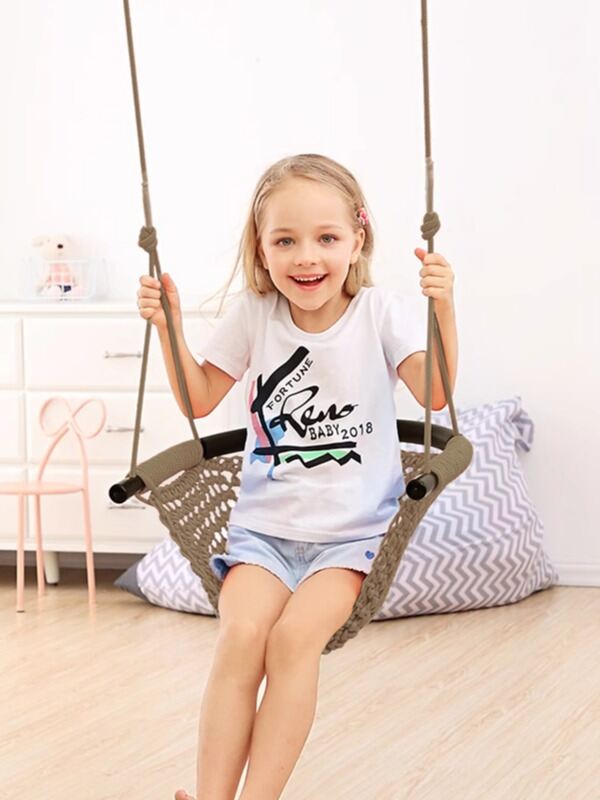 Swinging Chair for Babies And Adults Indoor Outdoor Swing Chair Modern Simple Style Outdoor Courtyard Furniture Ropecube U01 Harga  160 Ringgit*Penghantaran Percuma