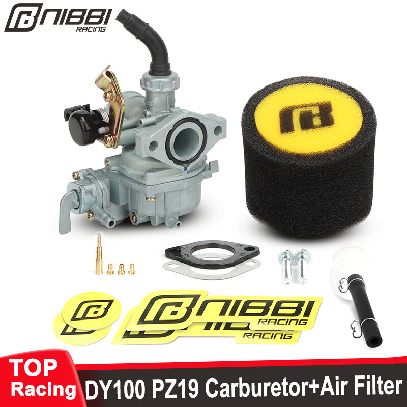 NIBBI Motorcycle Carburetor PZ19mm Carb 35mm Sponge Air Filter for DY100 sun locomotive 50cc-125cc ATV Dirt Bike Scooter Motorcross Parts Modification Giá 255,765 Đồng*Miễn phí vận chuyển