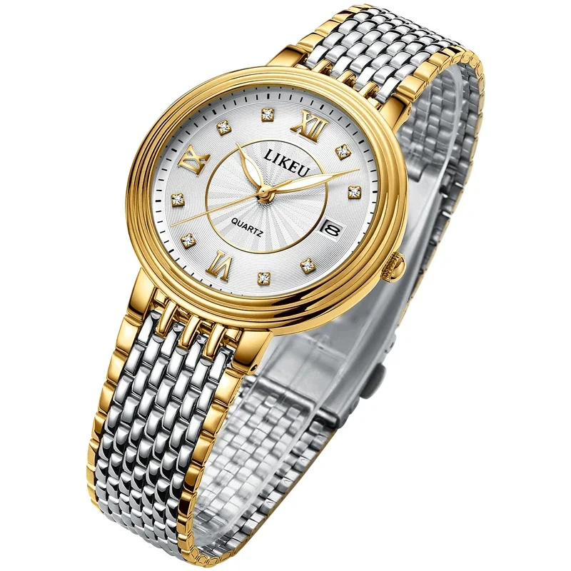 Genuine Ultra-Thin Waterproof Fine Steel Belt Fully Automatic Mechanical Watches Men COUPLE'S Watch Students MEN'S Watch WOMEN'S Watch Quartz Watch