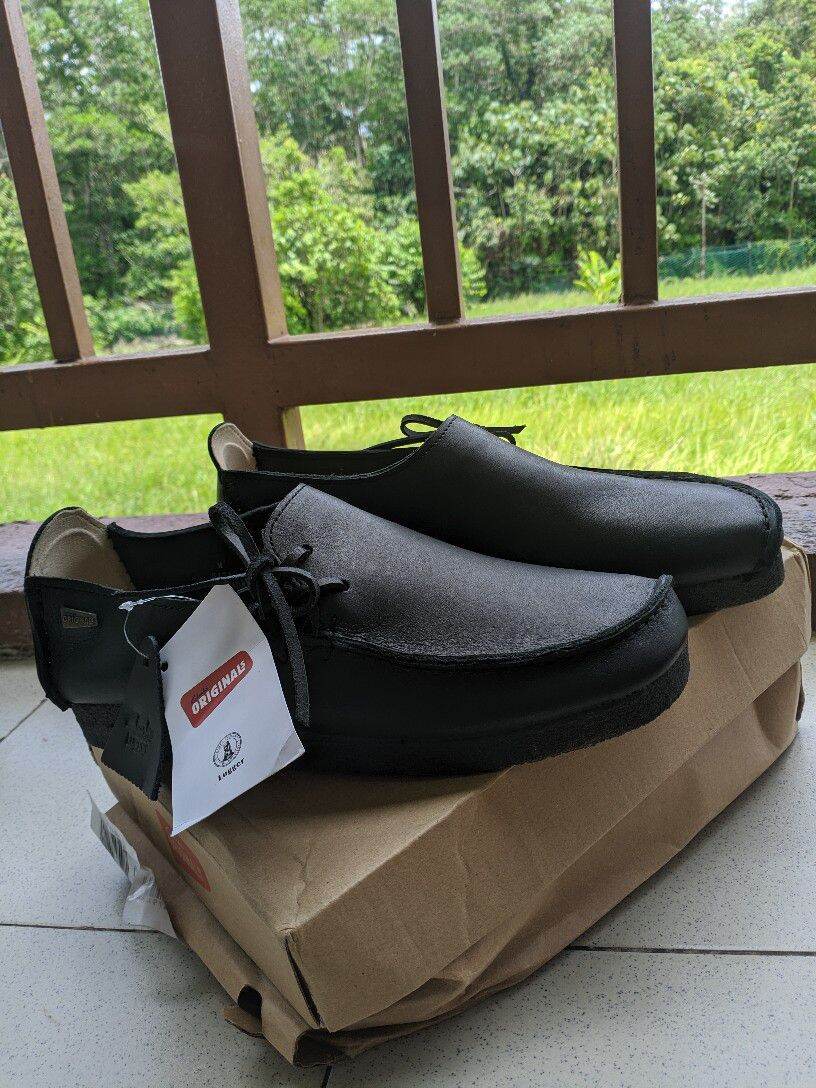 OFFERS CLEARSTOCK ] CLARKS LUGGER BLACK CLARKS GENUINELY