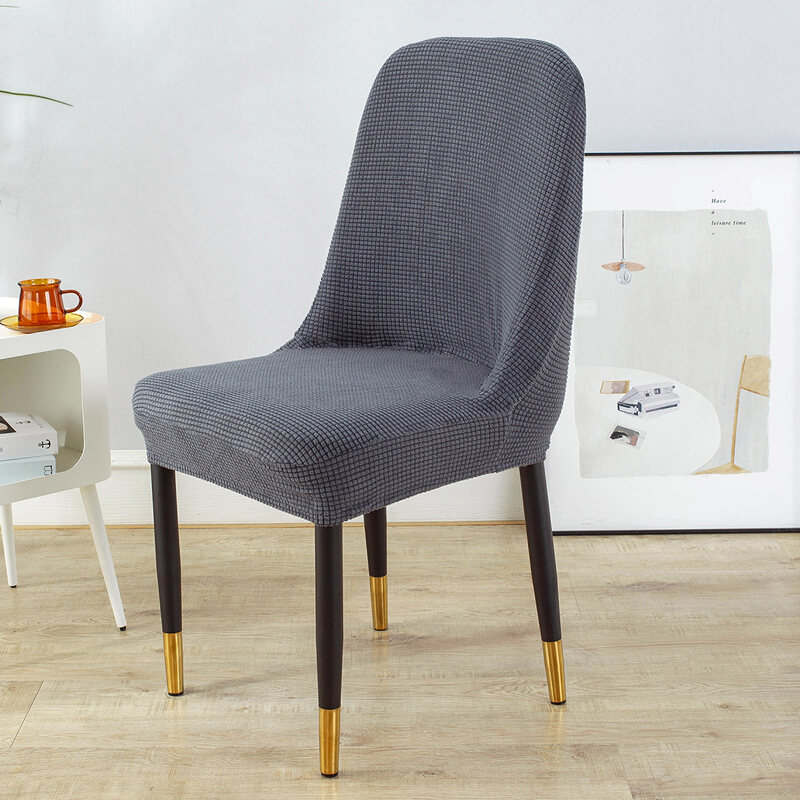 Elastic Half-round Chair Cover for Dining Room Furniture
