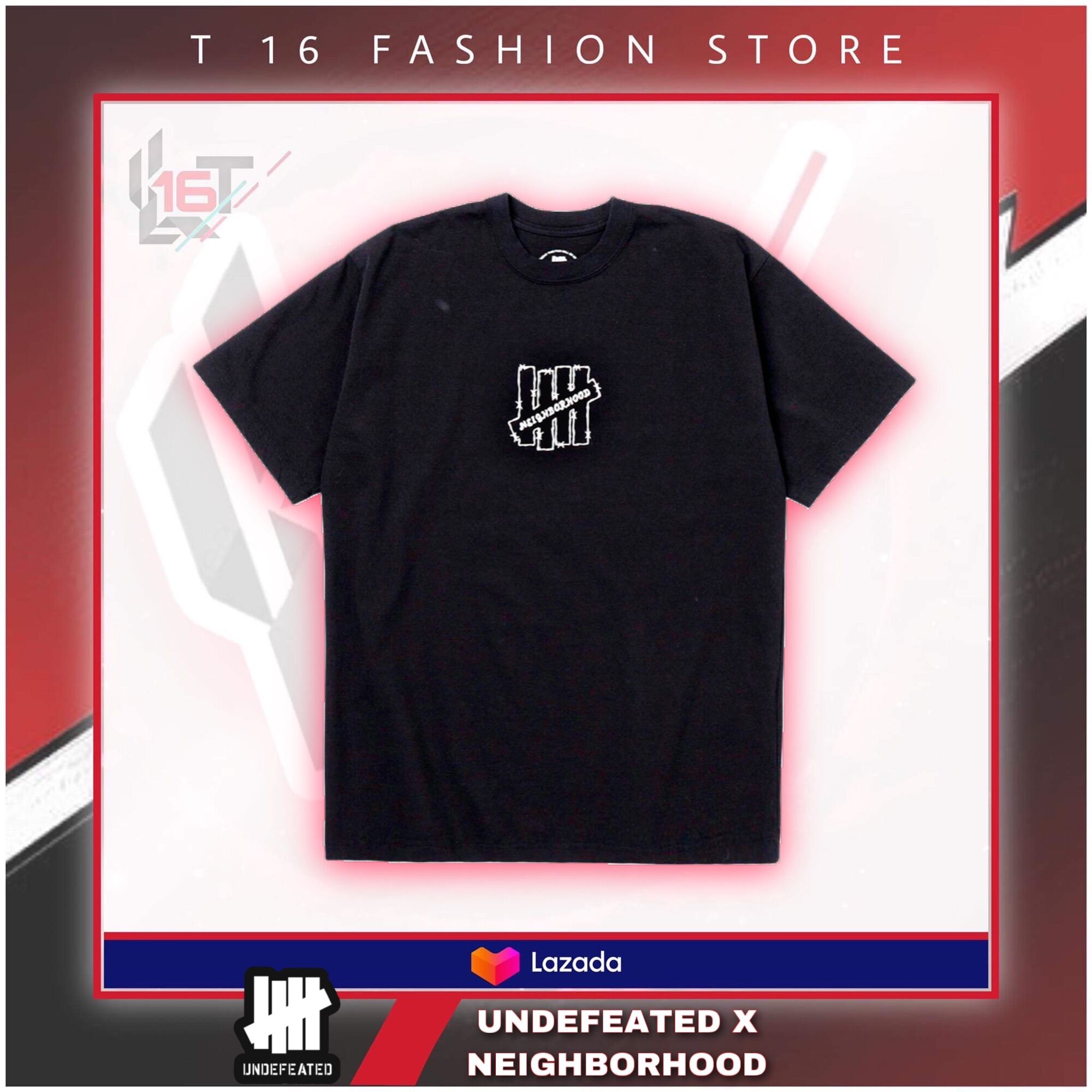 undefeated x neighborhood t shirt