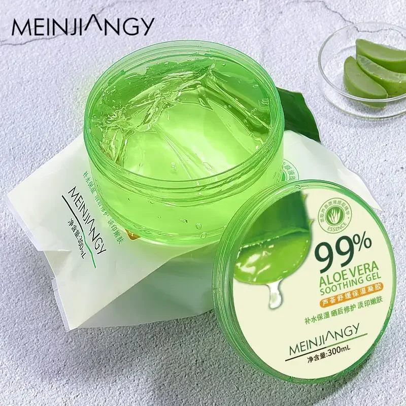 SHIP FAST - (300ml) 99% Aloe Vera Gel Natural Face Creams Moisturizer Acne