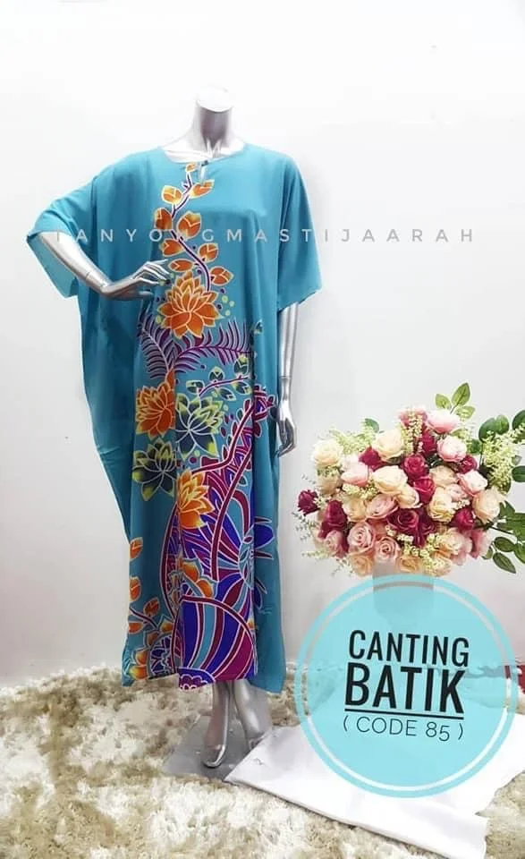 Baju Kelawar Canting Batik Kaftan Dubai Corak Batik🔥SANGAT CANTIK