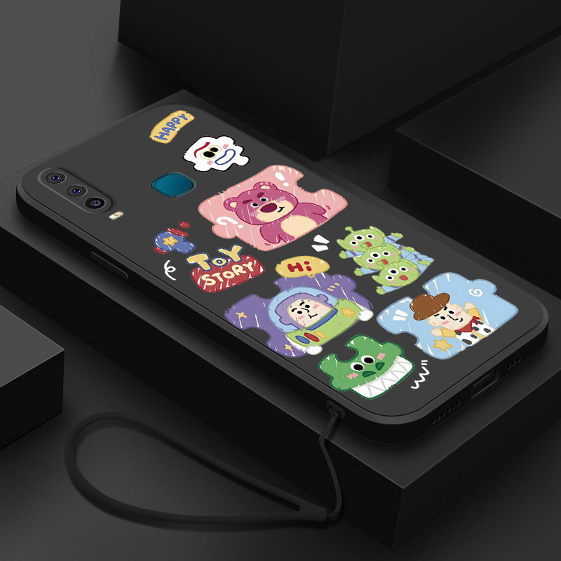 Vivo 1901 1902 1904 1906 V2254 V2206 V2207 V2203 1935 1938 Classic Cartoon Soft Case Cute Disney Lotso Silicone Rubber Cover. 