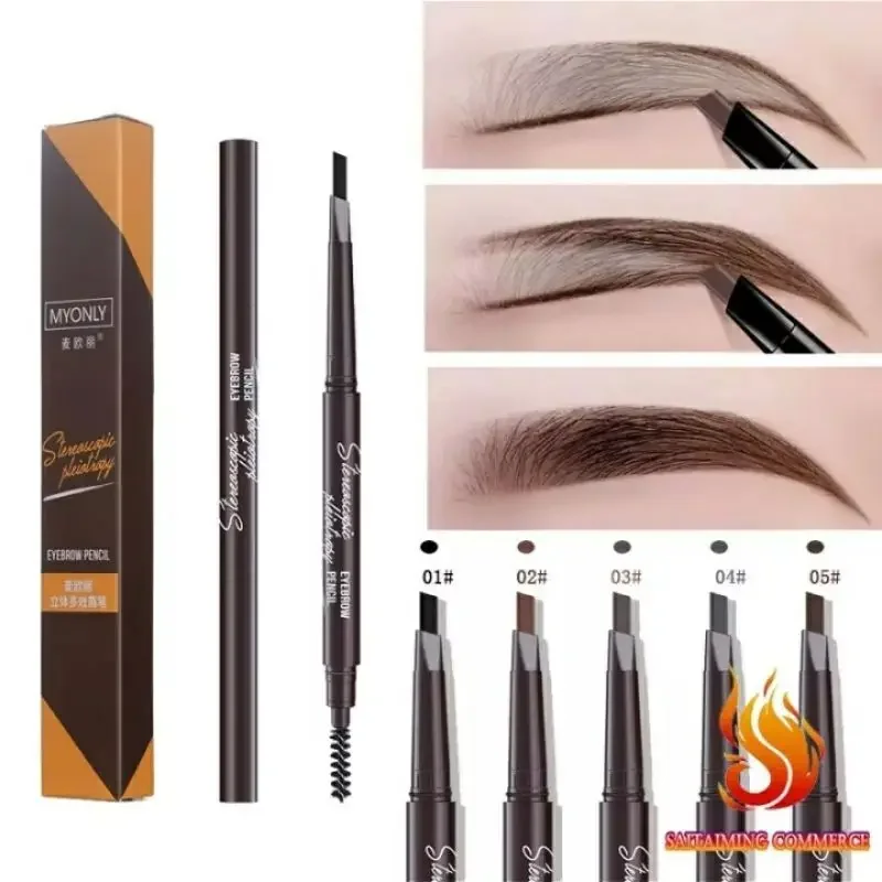 [Ready Stock] EyeBrow Pencil Cosmetics Makeup Tint Natural Long Lasting