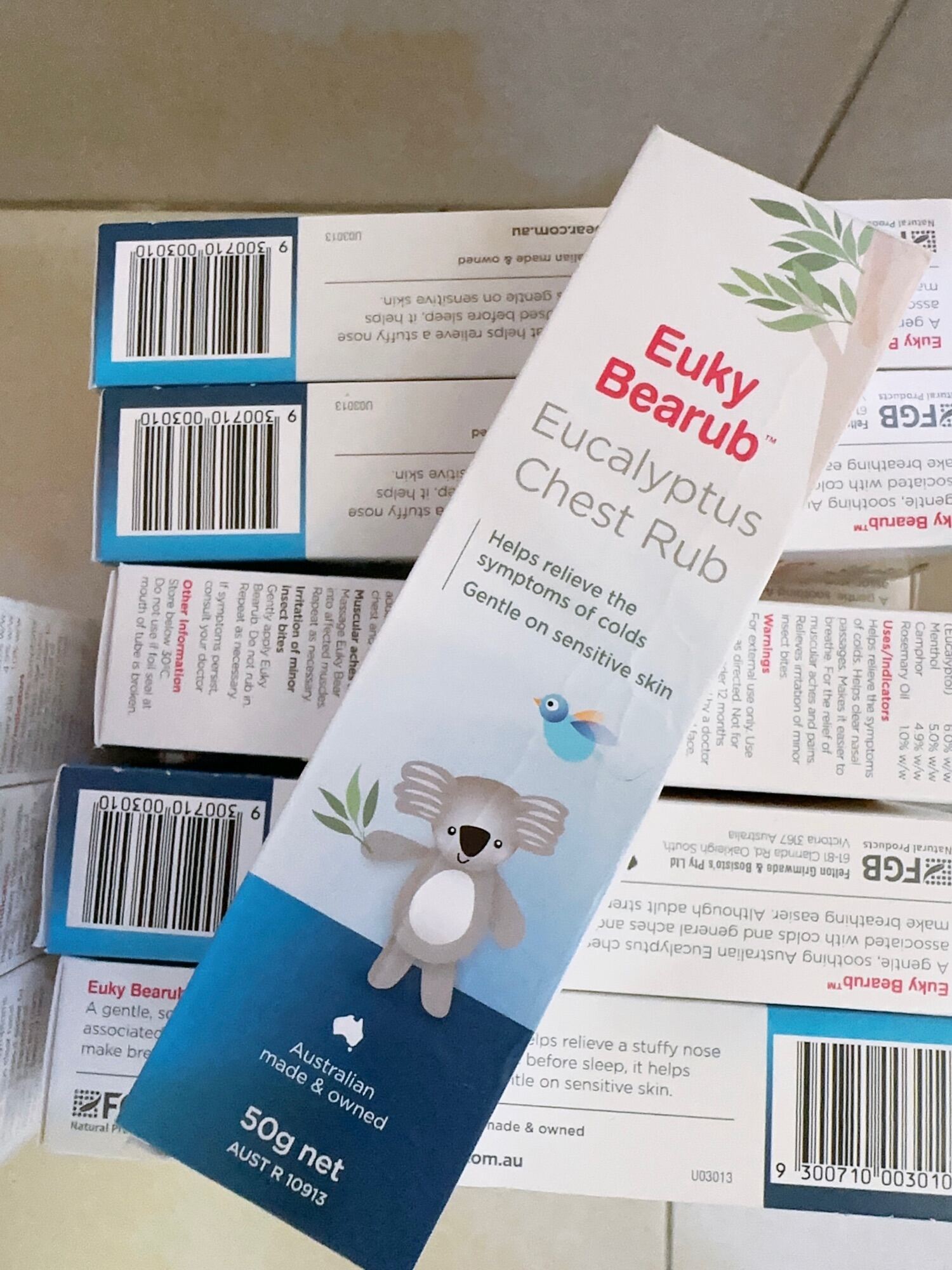 Euky Bearub Eucalyptus Chest Rub 50g Lazada