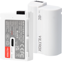 VILTROX丨TEN-EL15C Rechargeable Battery Kit for Nikon Camera 2200mAh