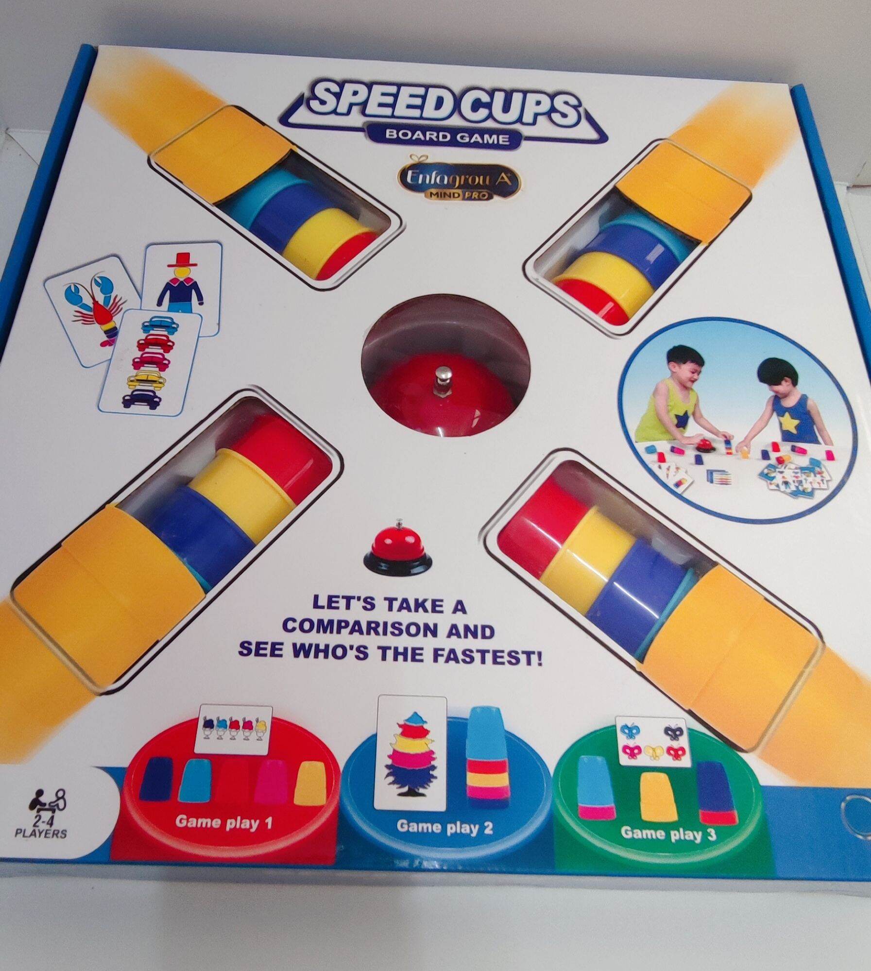 Speed Cups Board Game (2-4 Players)
