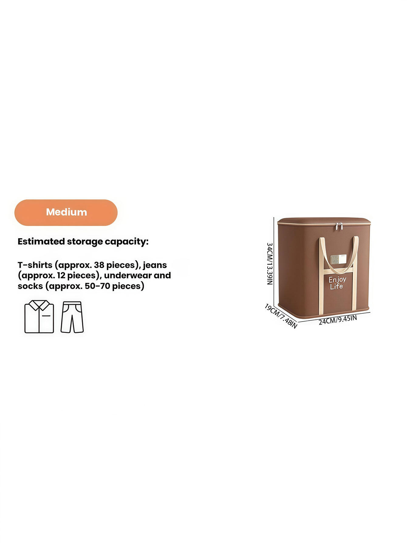 Large Capacity Storage Bag For Clothes And Quilts Foldable_voghion.com