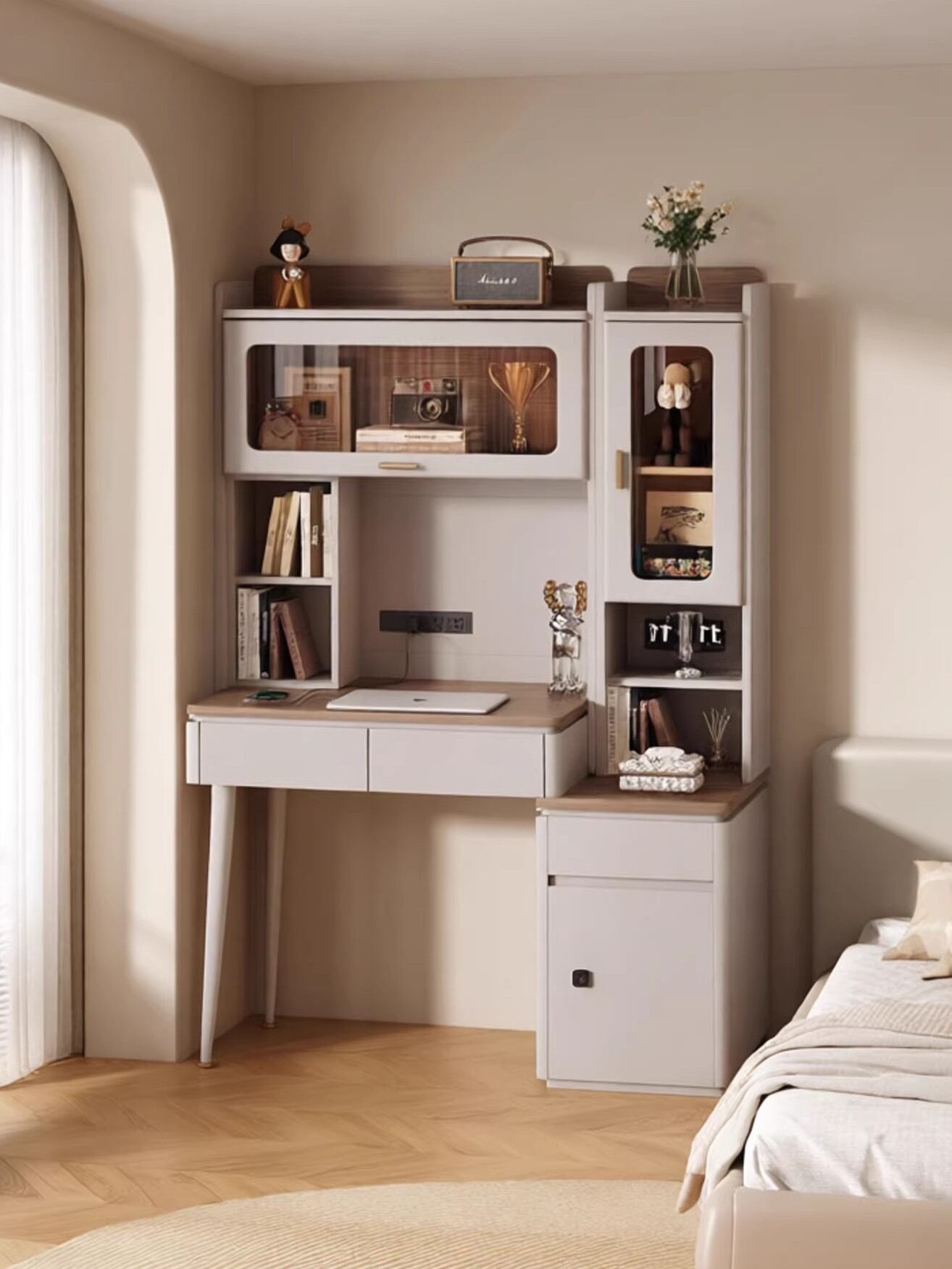 ZUNTONGGE | Storage Corner Desk - Jenama ZUNTONGGE Harga 1,101 Ringgit*Penghantaran Percuma