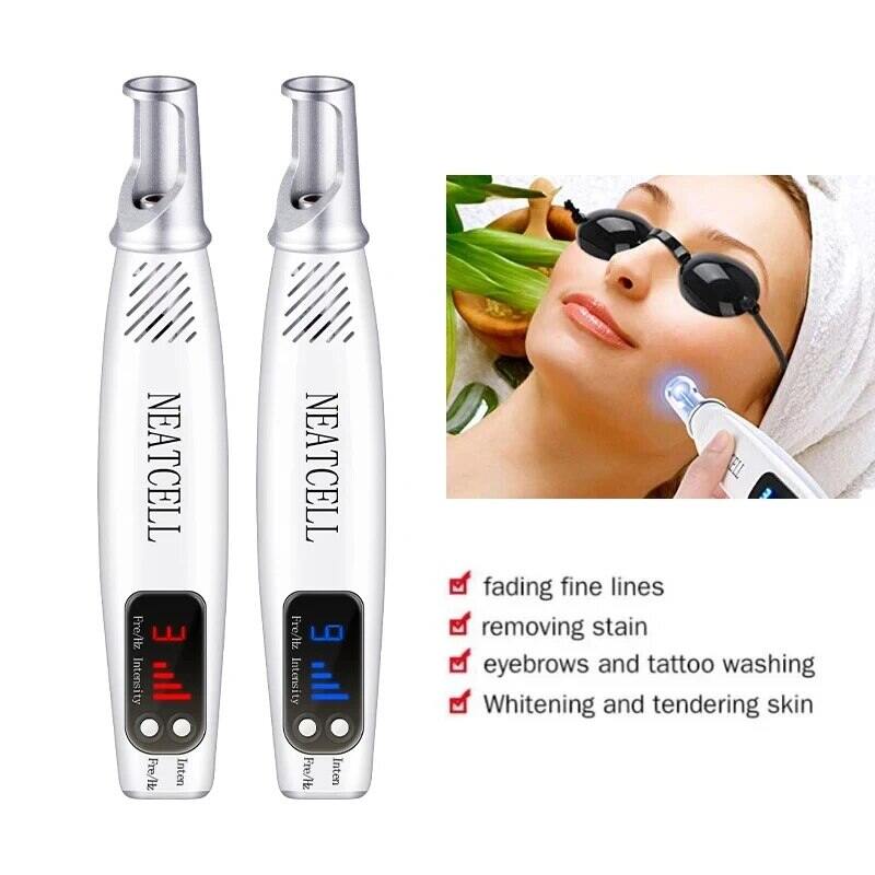 Picosecond Laser Pointer for Mole Dark Spot Pen Tatuering Akne Hudpigment Bärbar borttagning hine Beauty Device_voghion.com