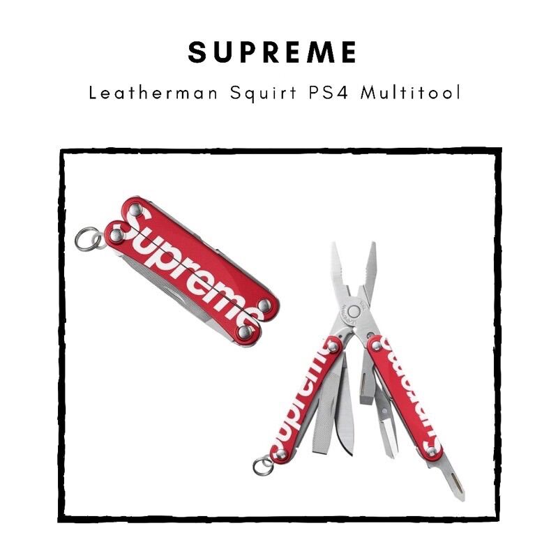 Supreme/ Leatherman Squirt PS4 Multitool | Lazada