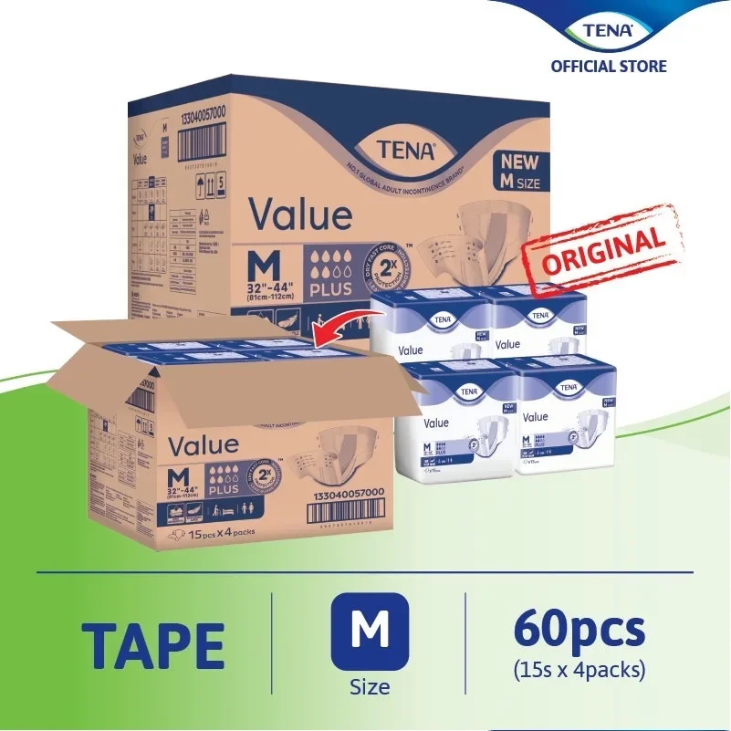 TENA Value Box - M12 / L10 (4 Packs) SHIP OUT IMMEDIATELY