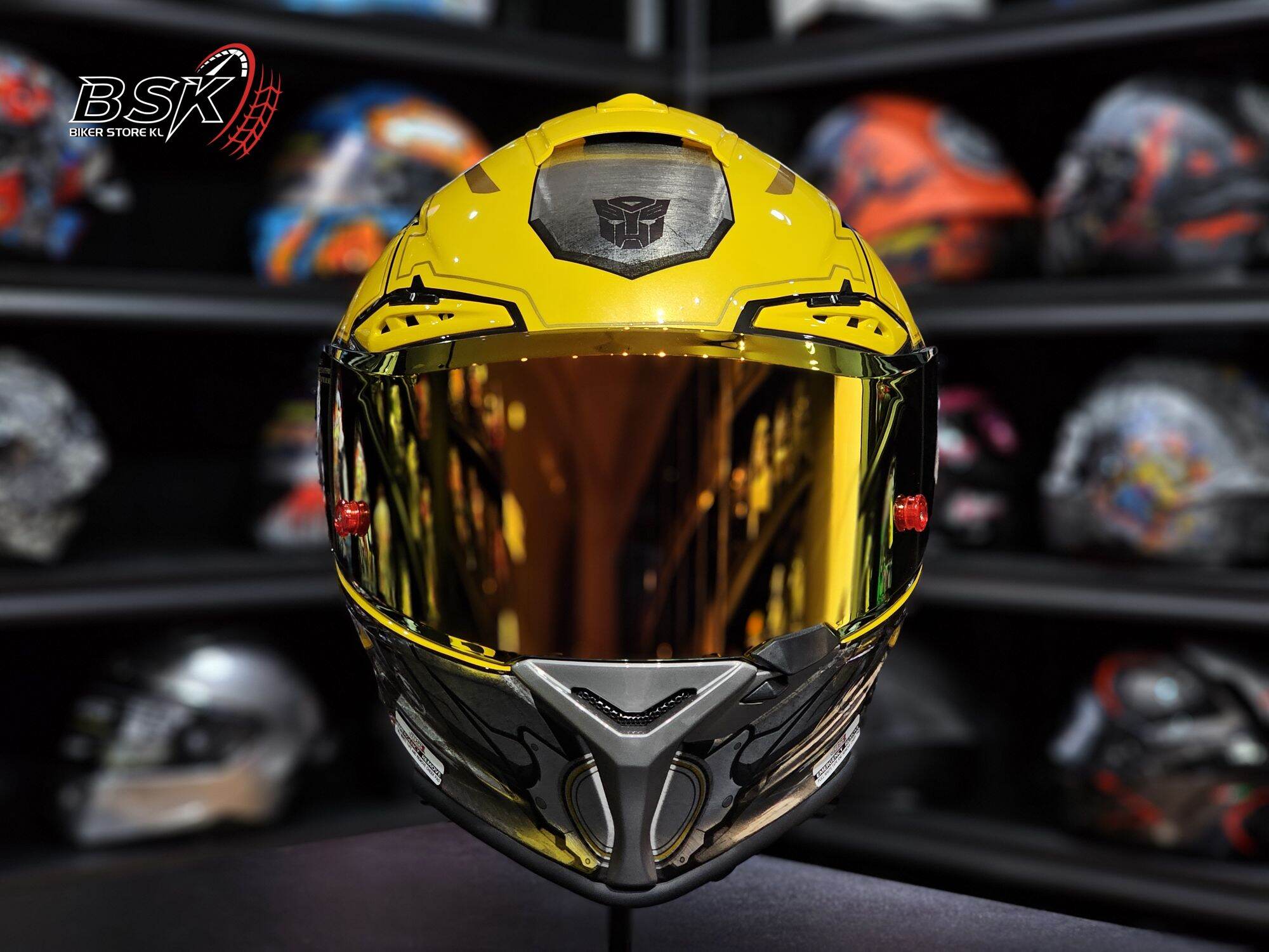 Original JUST1 Transformers Carbon Full Face Helmet M-Xxl