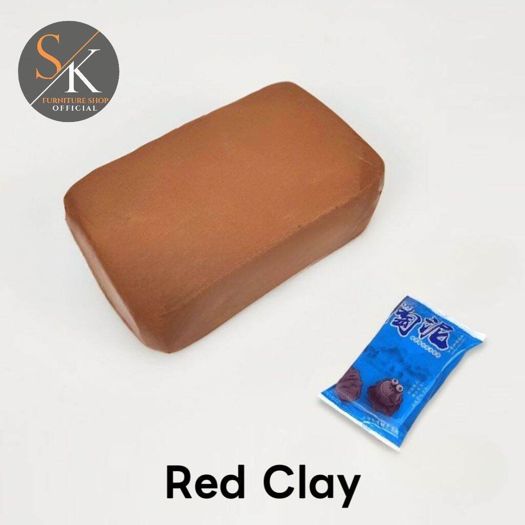 S.K.F 🔥READY STOCK 🔥-Pottery Clay Modelling Clay Non Firing Self-Hardening Clay / Tanah liat for Ceramic 500g