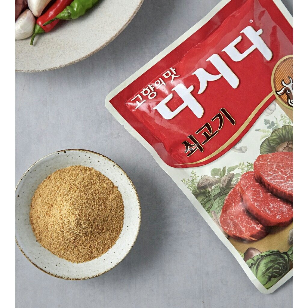 Korean CJ Dasida Beef Soup stock seasoning powder (1 Kg) Lazada