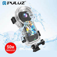 For Insta360 X4 Air PULUZ 50m Waterproof Sealed Diving Case (Transparent)