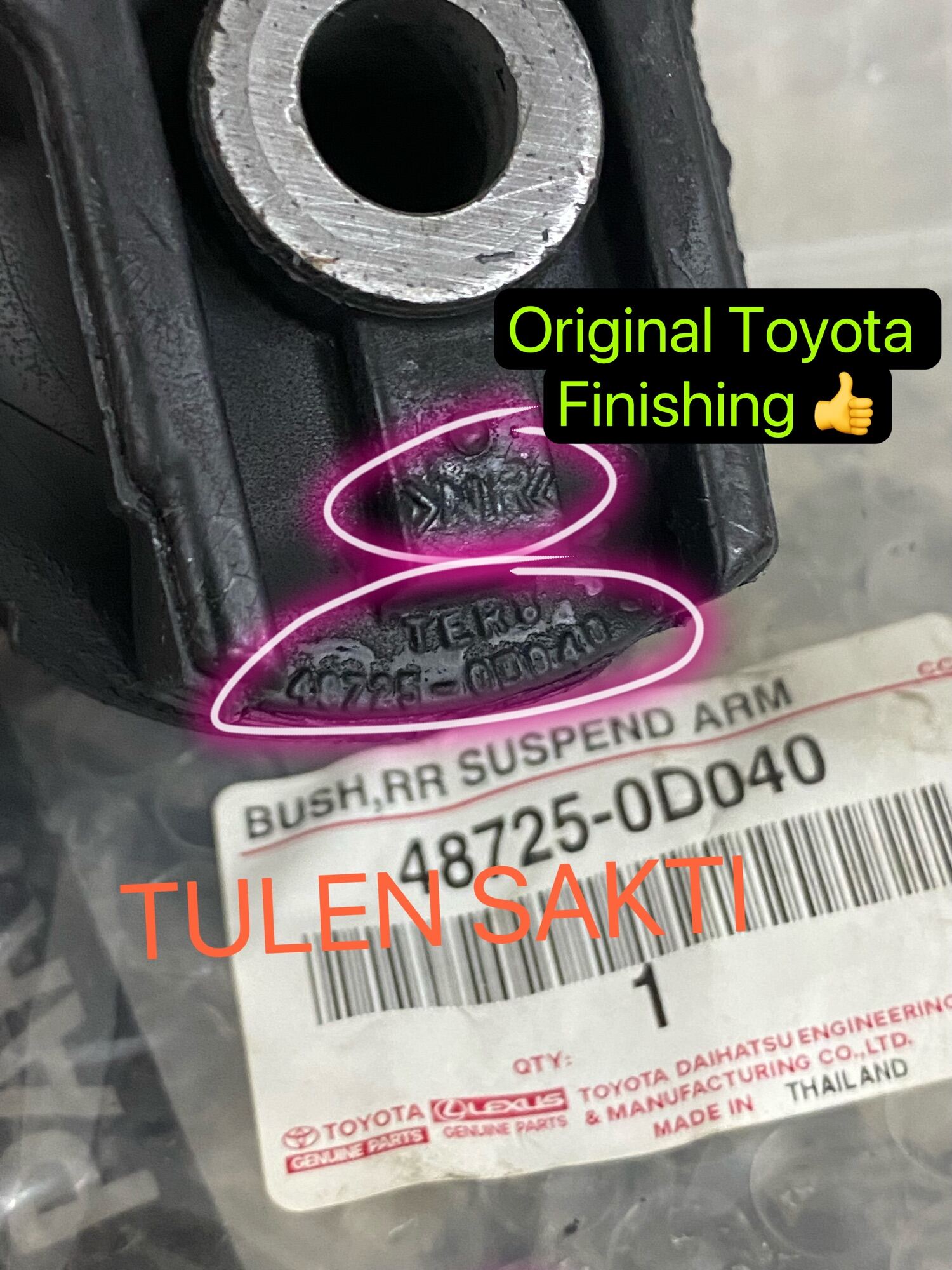 ORIGINAL TOYOTA VIOS NCP42 (20032007) MYVI (20052010) VIVA REAR AXLE