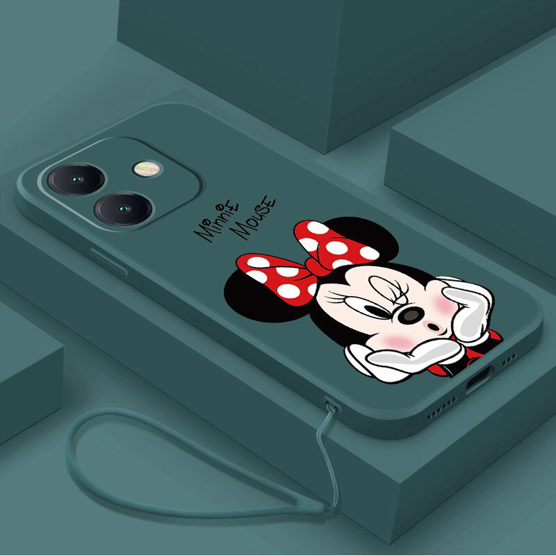 OPPO%20A5i%20Pro%20A5iPro%20Matte%20Liquid%20Silicon%20Square%20Casing%20Cartoon%20Minnie%20Mouse%20Soft%20Case%20Cover%20-%20Image%203
