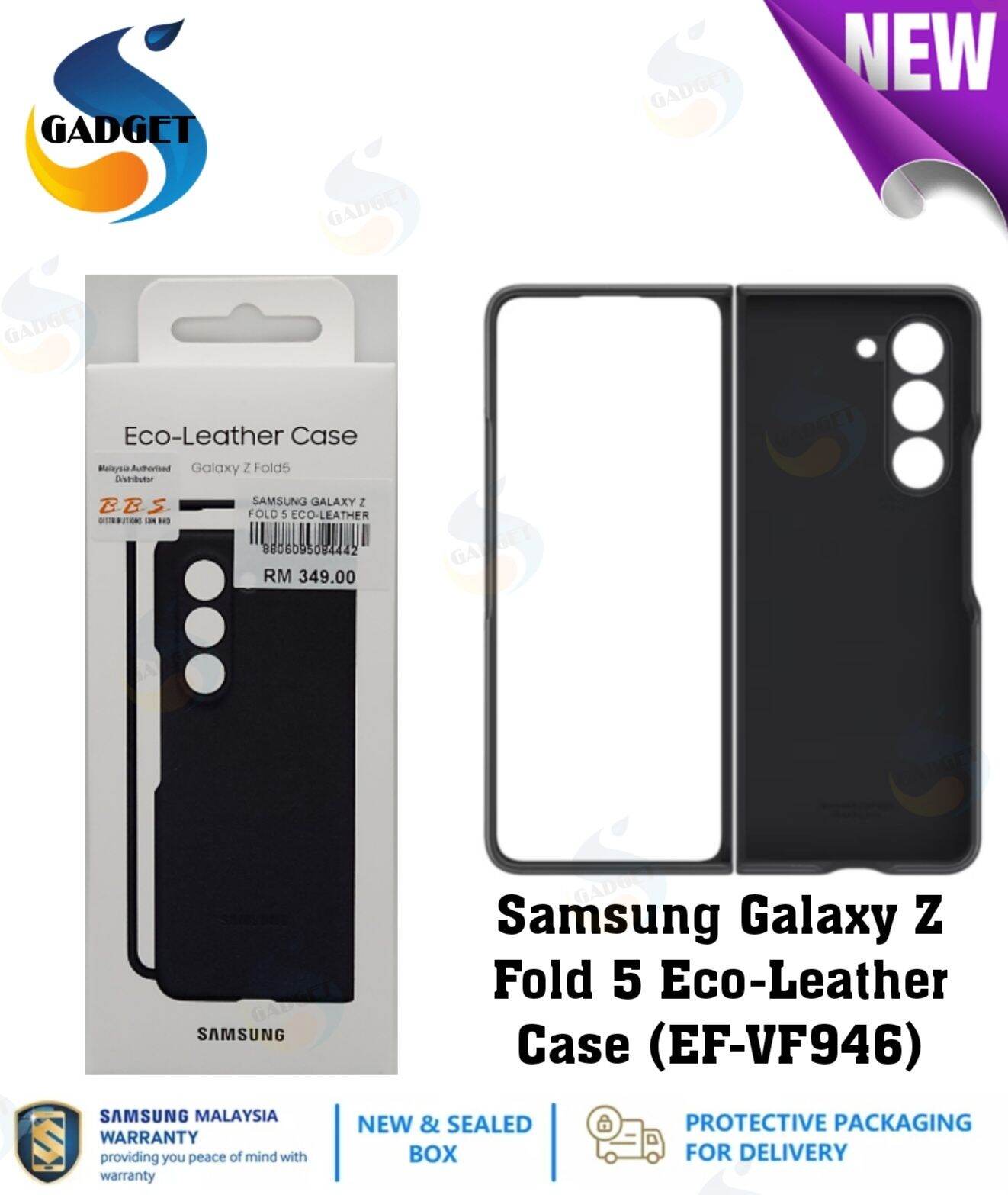 Original] Samsung Galaxy Z Fold 5 Eco Leather Case (EF-VF946) | Lazada