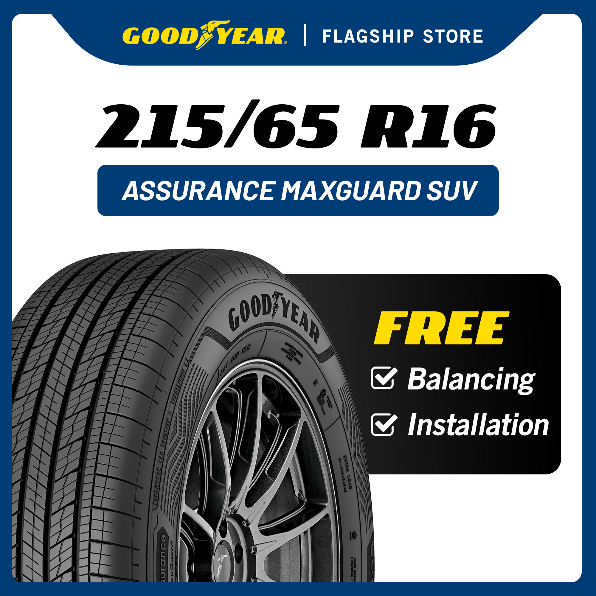 Goodyear 215/60R17 Assurance TripleMax 2 Tyre (Worry Free 