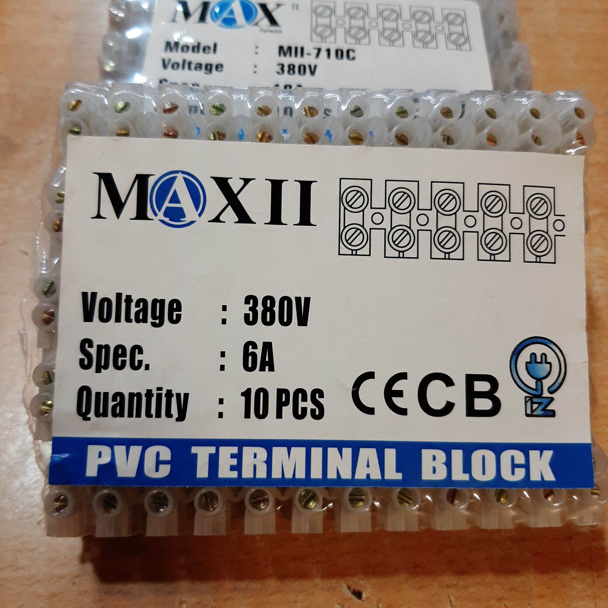 (1 Row)MAX pvc terminal block pvc cable connector 6A 10A 20A 30A pvc connector. 