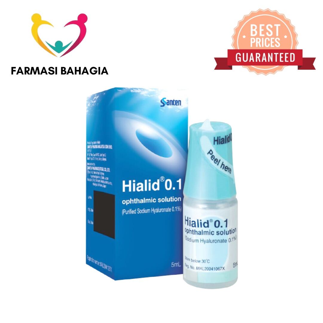 Hialid 0.1 Ophthalmic Solution Eye Drop 5ml Lazada