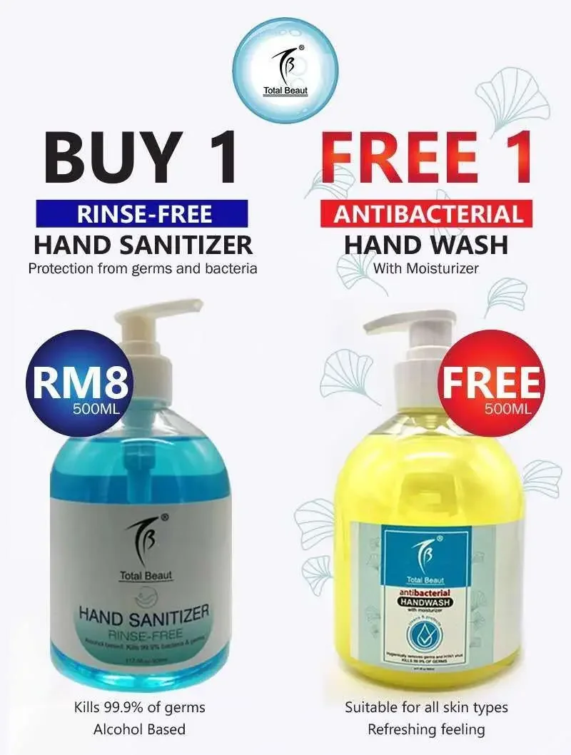 Combo Set Hand Sanitizer and Hand wash 500ml