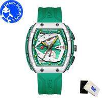 Mark Fairwhale | MARK FAIRWHALE Watches for Man 5690 New Resin Case Chronograph Calendar Waterproof Men Watch Sports Silicone Strap Reloj Hombre