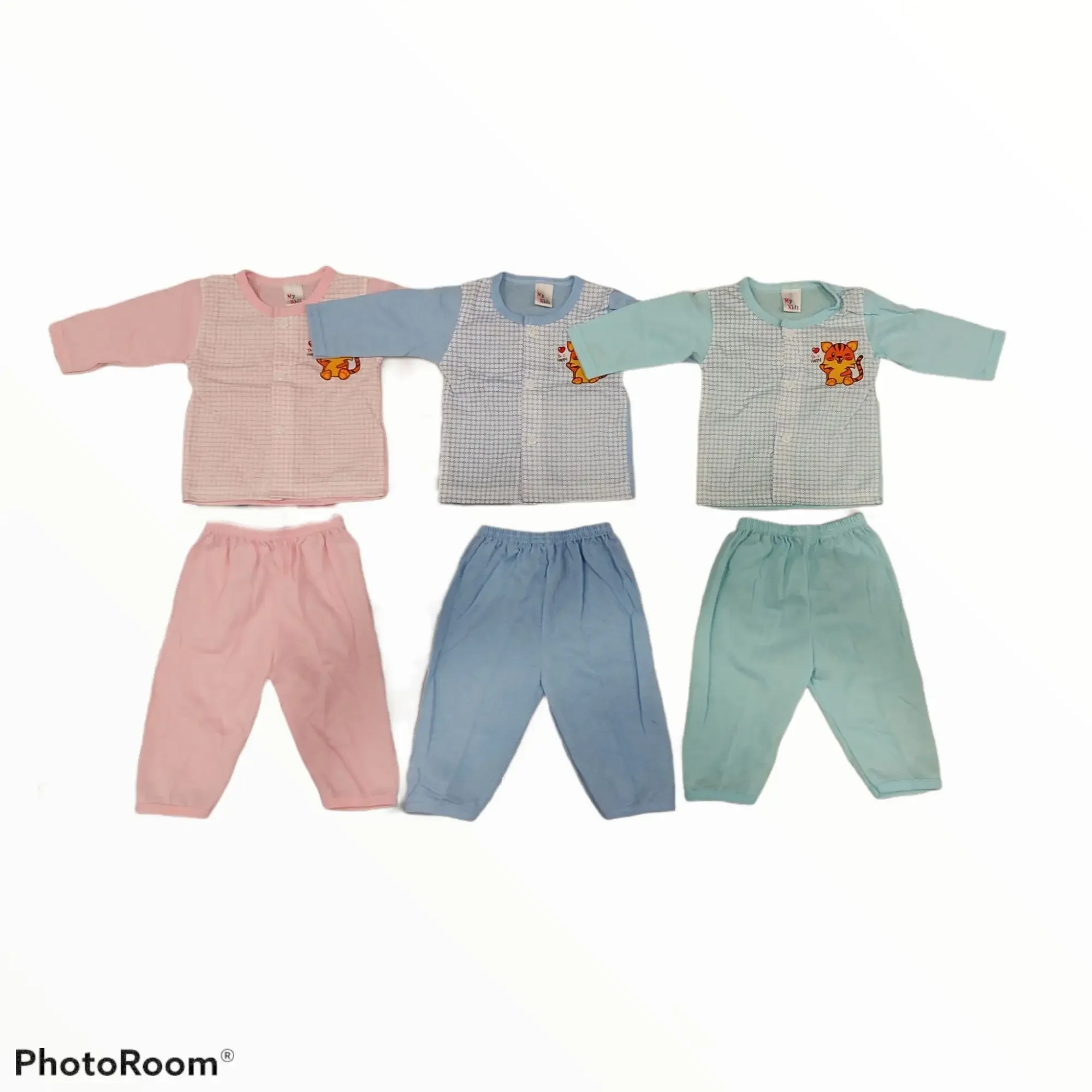 NEW BORN BABY CLOTHES SET NEW BORN 0 MONTH - 6 MONTH BAJU BABY MYKIDS