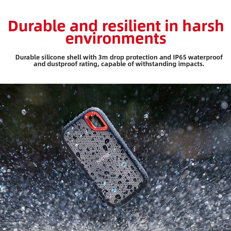 Sandisk | Large Capacity Shockproof Waterproof Dustproof