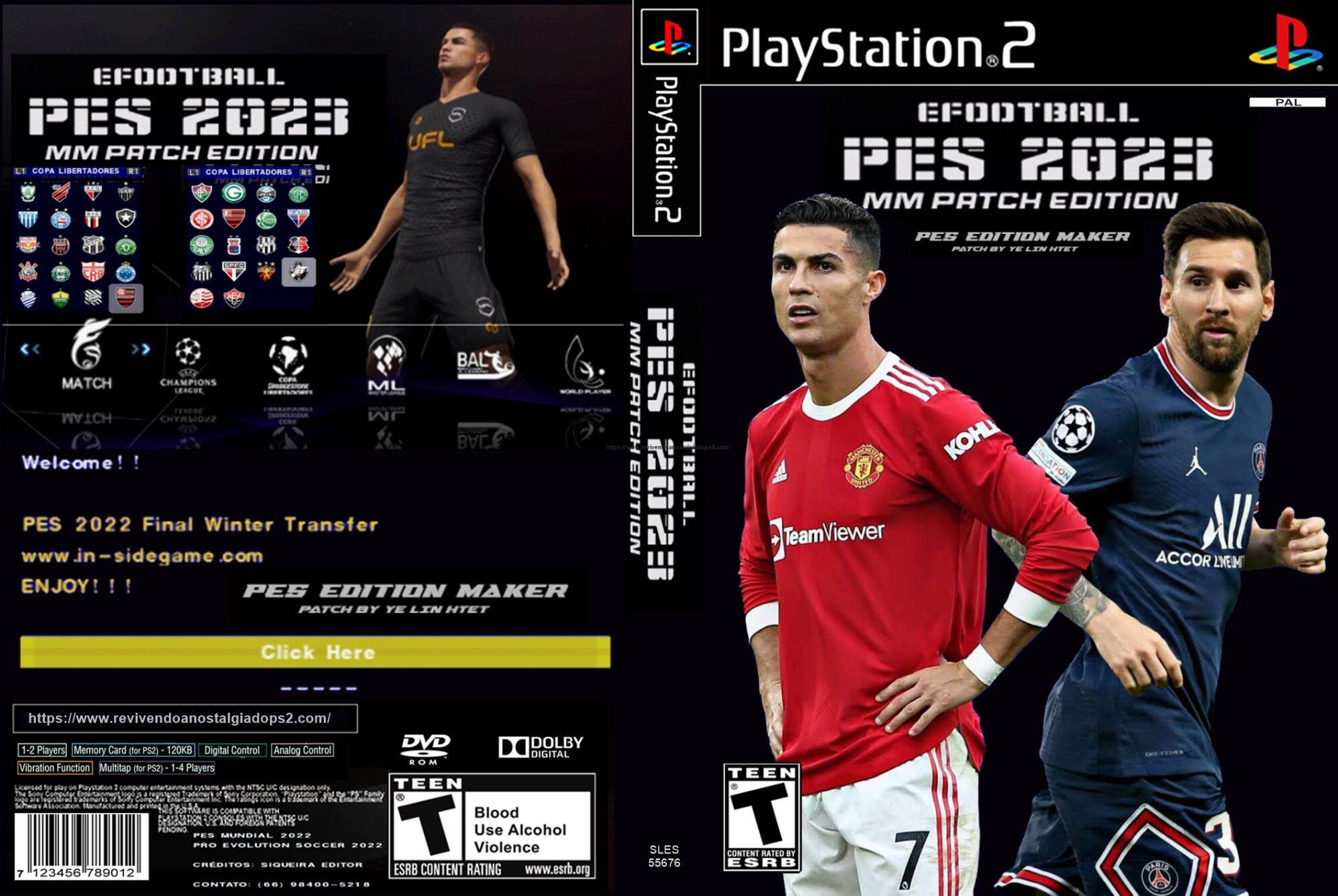 PS2 CD DVD GAMES PES 2023 English Version Lazada
